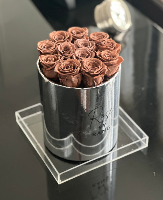 Brown Forever Rose Box